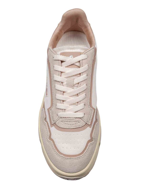 AUTRY: trainers online - Wildpace sneakers in mesh and beige