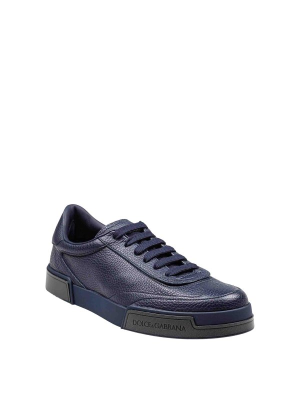 DOLCE & GABBANA: trainers online - Sneakers Portofino Yacht in blue calfskin