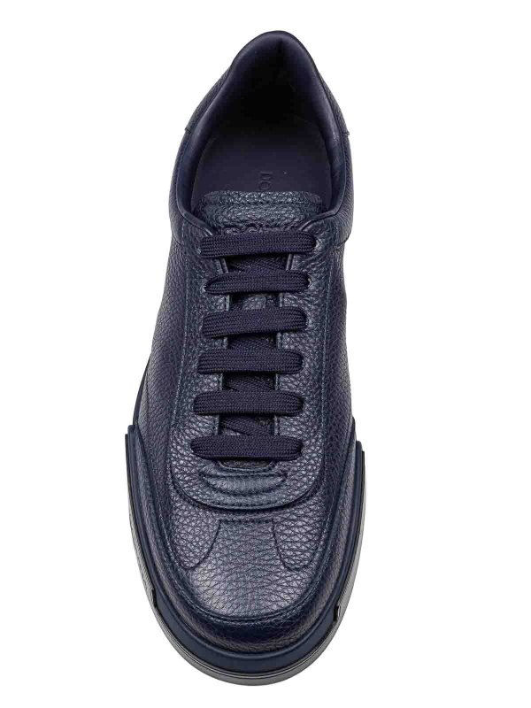 The Best Shops DOLCE & GABBANA: trainers - Sneakers Portofino Yacht in blue calfskin