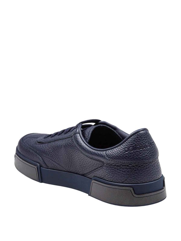 Sneakers Portofino Yacht in blue calfskin shop online: DOLCE & GABBANA