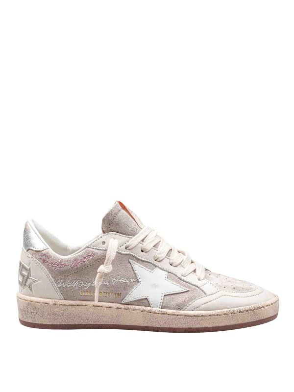 GOLDEN GOOSE: Chaussures de sport - Baskets - Gris Clair