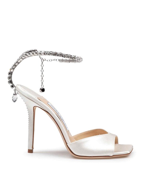 JIMMY CHOO: Sandalias - Sandalias - Blanco