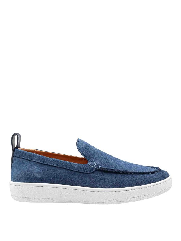 LANVIN: Mocassins & Chaussures bateau - Mocassins - Bleu Foncé