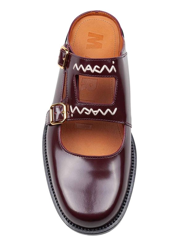 The Best Shops Marni: ロファー＆スリッパ - ローファー - ダークレッド