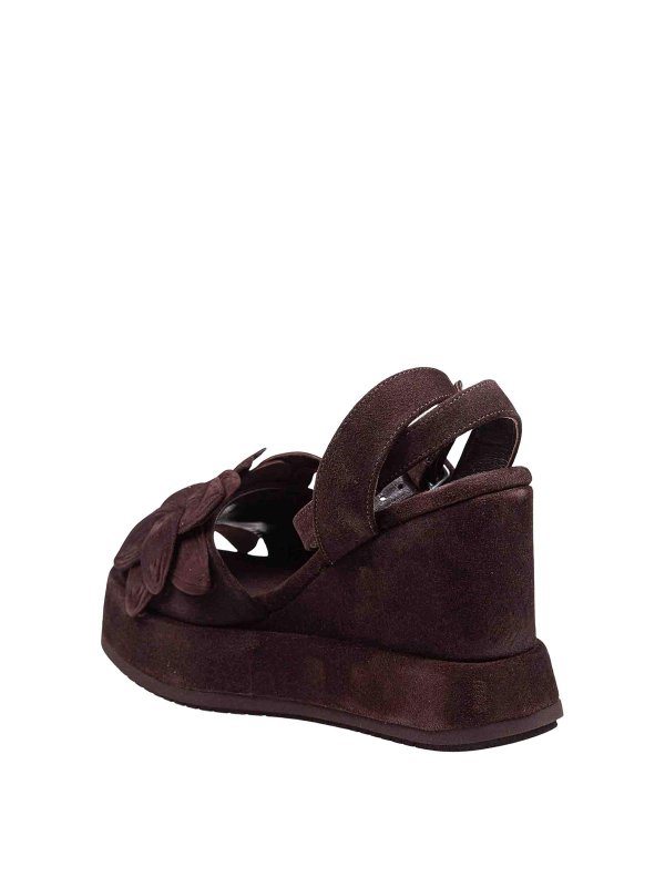 The Best Shops Paloma Barcelò: sandals - Paloma Barcelo Sandalo Rita in suede