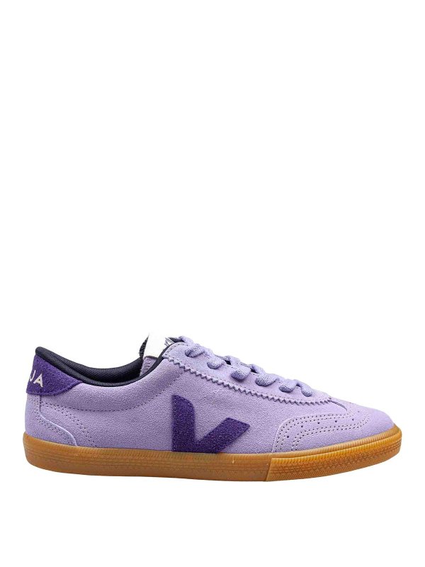 VEJA: trainers - Sneakers Volley in suede lavender color