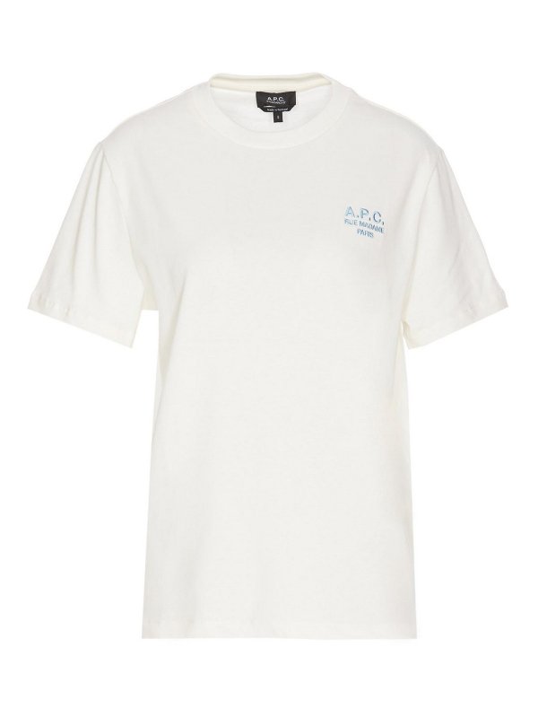 A.P.C.: T-shirts - T-Shirt - Blanc