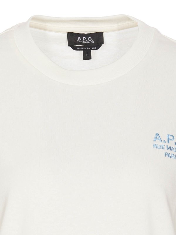 T-Shirt - Blanc shop online: A.P.C.