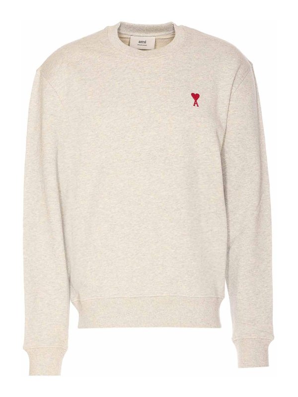 AMI PARIS: スウェット＆セーター - スウェットシャツ/セーター - グレー