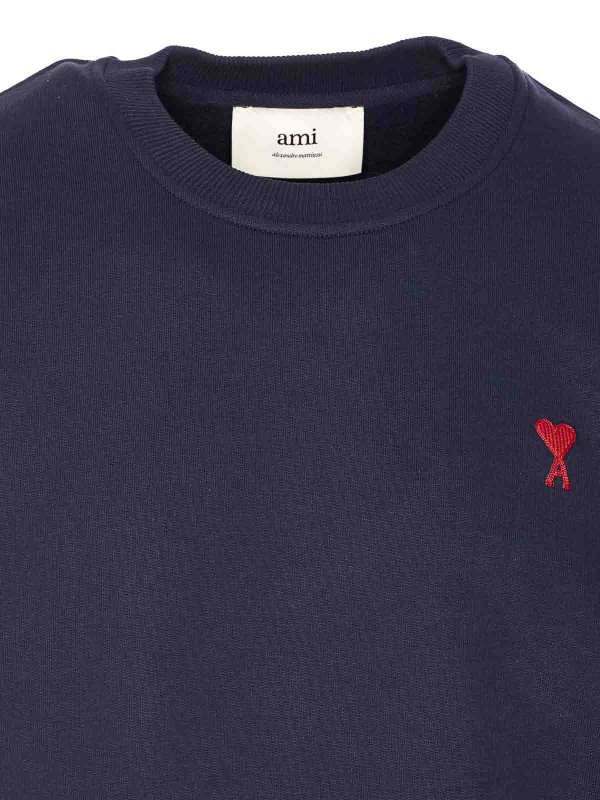 Sudadera - Azul shop online: AMI PARIS