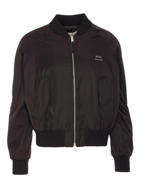 AMI PARIS: Bombers - Bomber - Noir