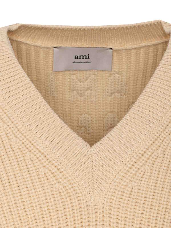 Ami Paris Ribbed Sweater shop online: AMI PARIS