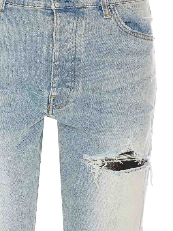 ブーツカットジーンズ - ブルー shop online: AMIRI