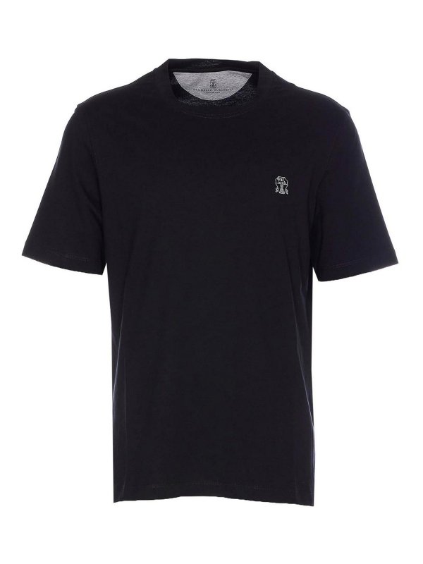 BRUNELLO CUCINELLI: T-shirts - T-Shirt - Noir