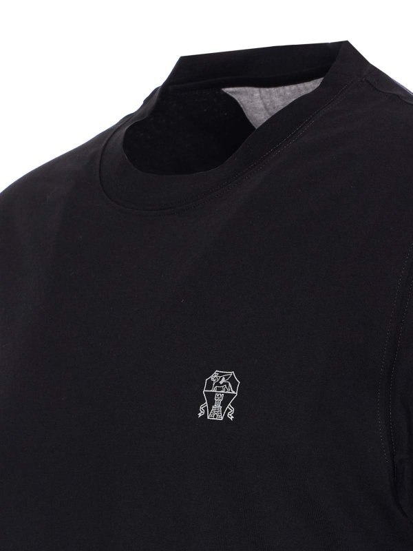 The Best Shops BRUNELLO CUCINELLI: T-shirts - T-Shirt - Noir