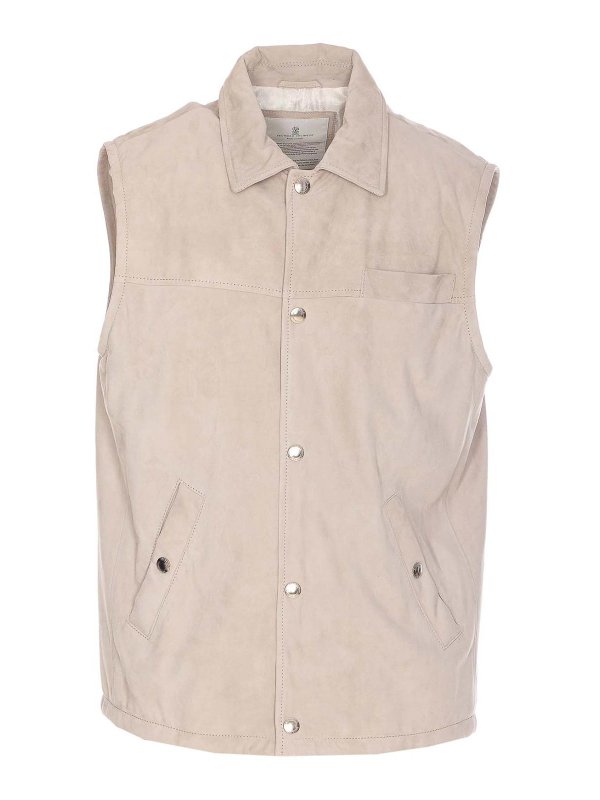 BRUNELLO CUCINELLI: ベスト - ベスト - ベージュ