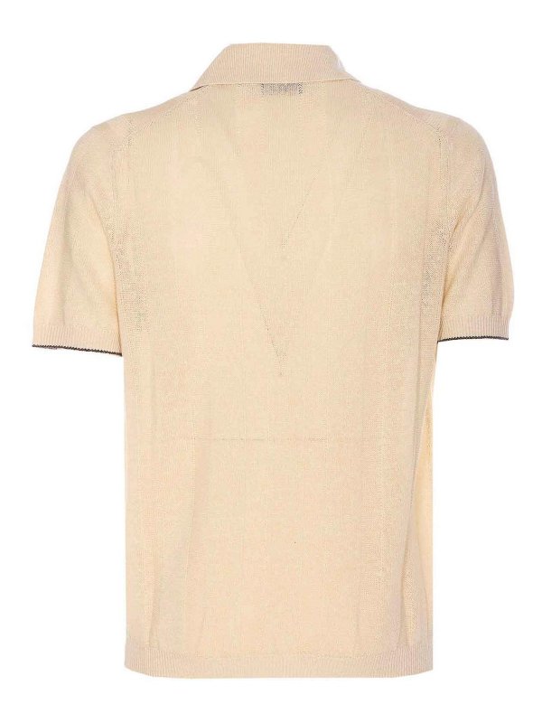 BRUNELLO CUCINELLI: polo shirts online - Beige Polo