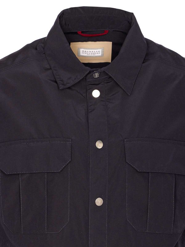 カジュアルジャケット - ブルー shop online: BRUNELLO CUCINELLI