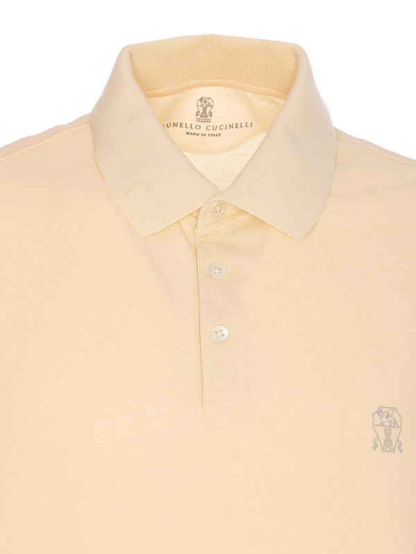 Polo - Amarillo shop online: BRUNELLO CUCINELLI