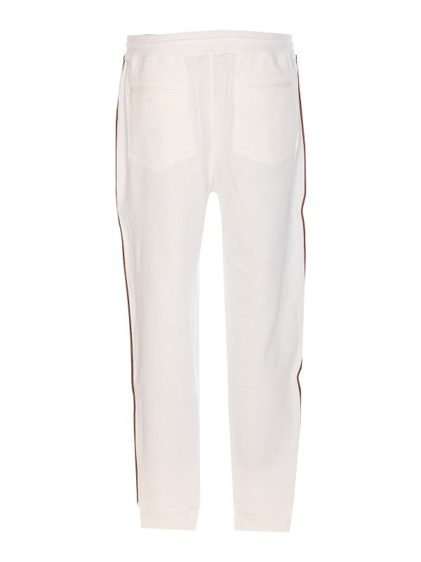 BRUNELLO CUCINELLI: tracksuit bottoms online - White Track Pants
