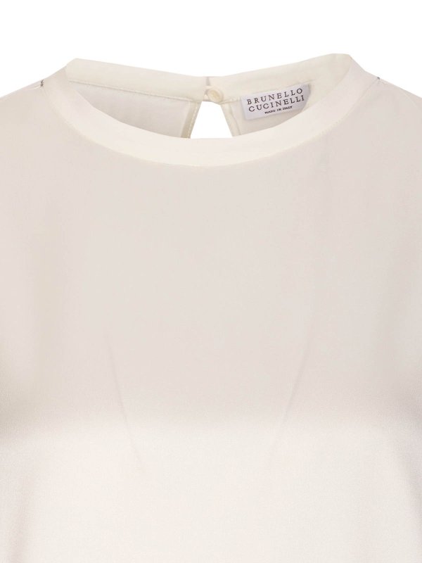 Camisa - Blanco shop online: BRUNELLO CUCINELLI