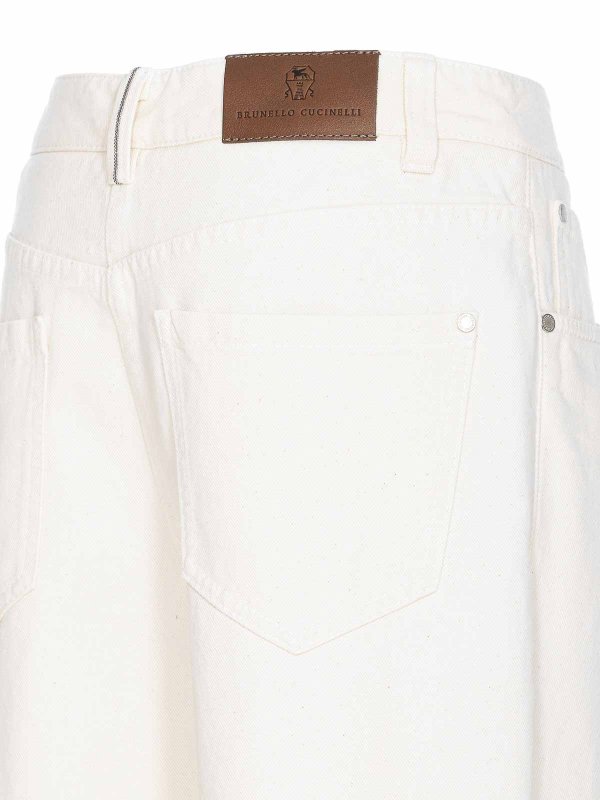 The Best Shops BRUNELLO CUCINELLI: straight leg jeans - Denim Cropped Pants