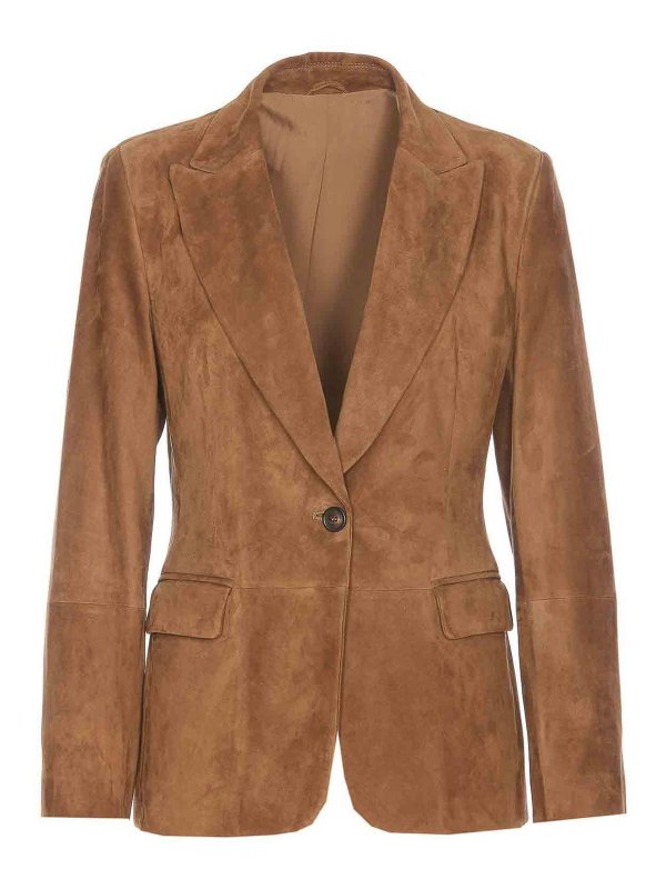 BRUNELLO CUCINELLI: Vestes casuals - Veste Casual - Marron