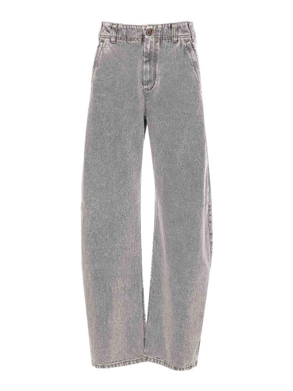 BRUNELLO CUCINELLI: ブーツカットジーンズ - ブーツカットジーンズ - グレー