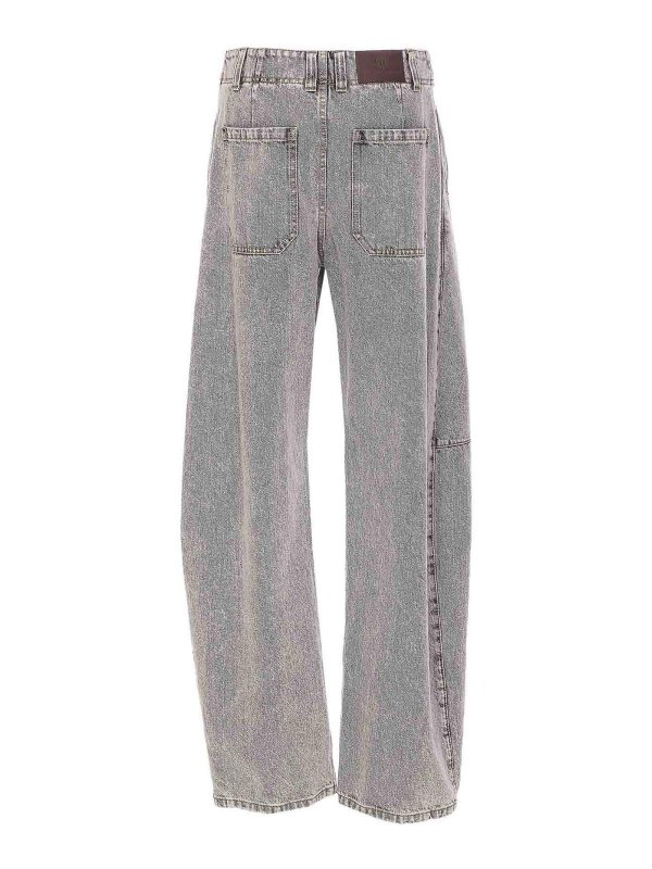 BRUNELLO CUCINELLI: ブーツカットジーンズ online - ブーツカットジーンズ - グレー