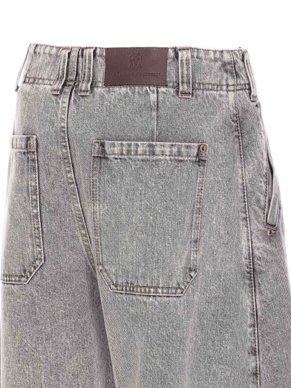 The Best Shops BRUNELLO CUCINELLI: ブーツカットジーンズ - ブーツカットジーンズ - グレー