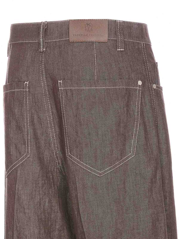 The Best Shops BRUNELLO CUCINELLI: Casual Hosen - Casual Hose - Braun