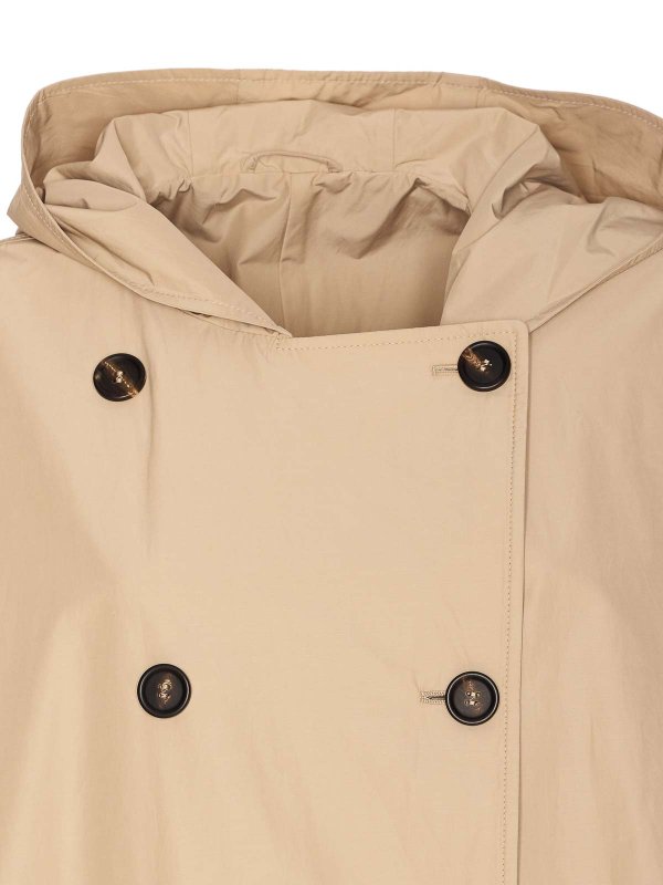 Trench-Coat - Beige shop online: BRUNELLO CUCINELLI