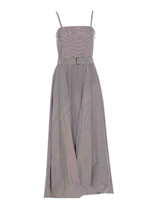 BRUNELLO CUCINELLI: ニーレングスドレス - 膝丈ドレス - グレー