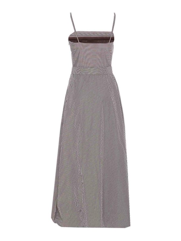 BRUNELLO CUCINELLI: ニーレングスドレス online - 膝丈ドレス - グレー