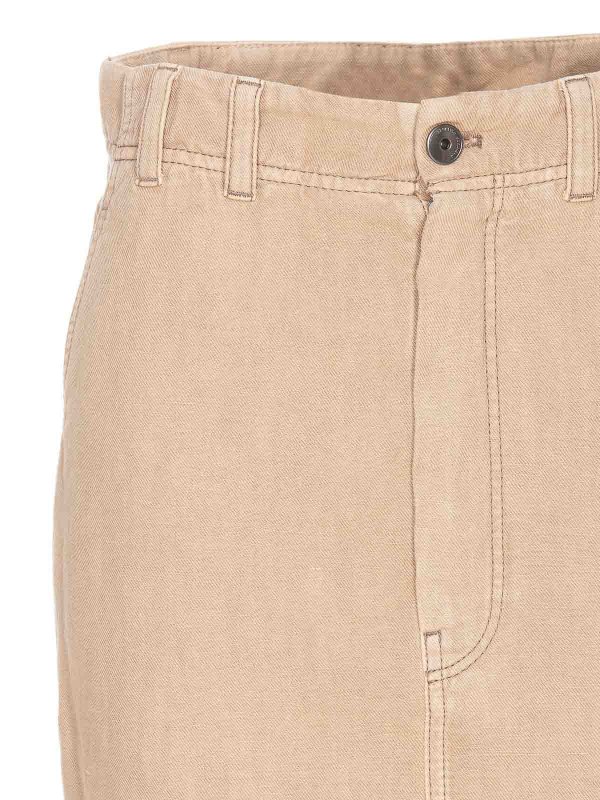 Jupe Midi - Beige shop online: BRUNELLO CUCINELLI