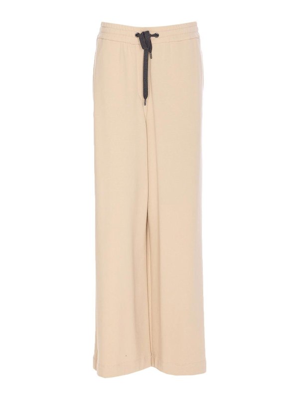 BRUNELLO CUCINELLI: カジュアルトラウザー - カジュアルパンツ - ベージュ