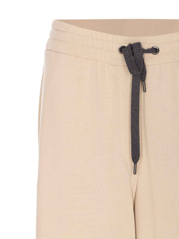 カジュアルパンツ - ベージュ shop online: BRUNELLO CUCINELLI