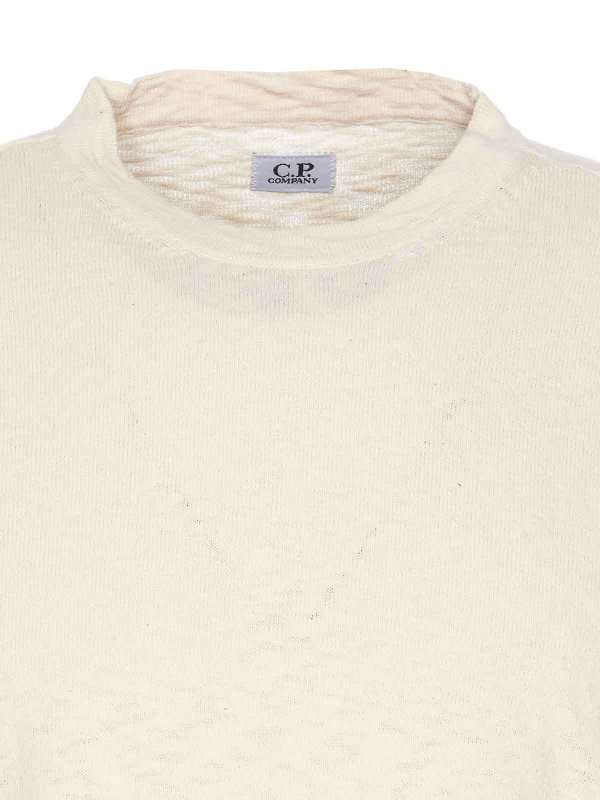 Suéter Cuello Redondo - Blanco shop online: C.P. COMPANY