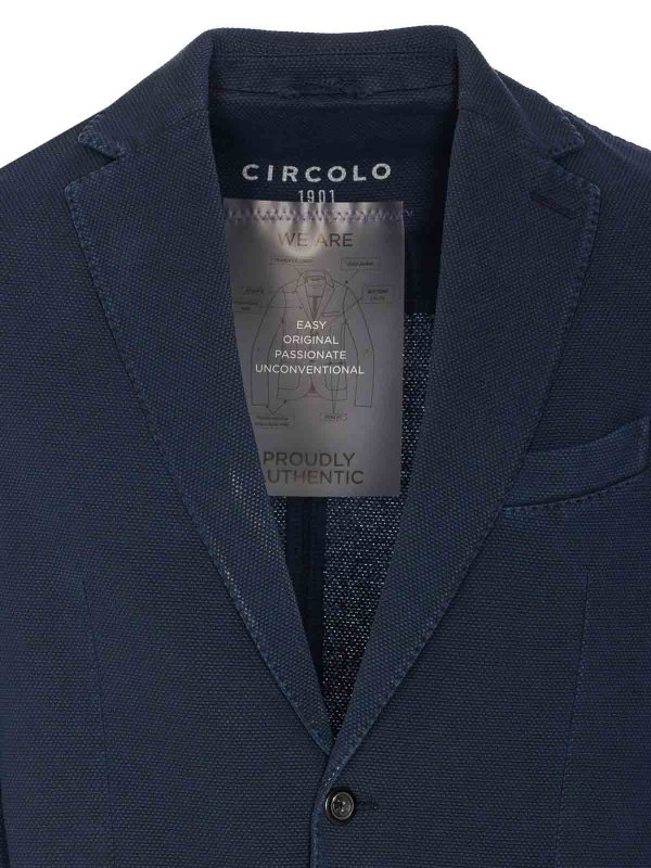 カジュアルジャケット - ブルー shop online: CIRCOLO 1901