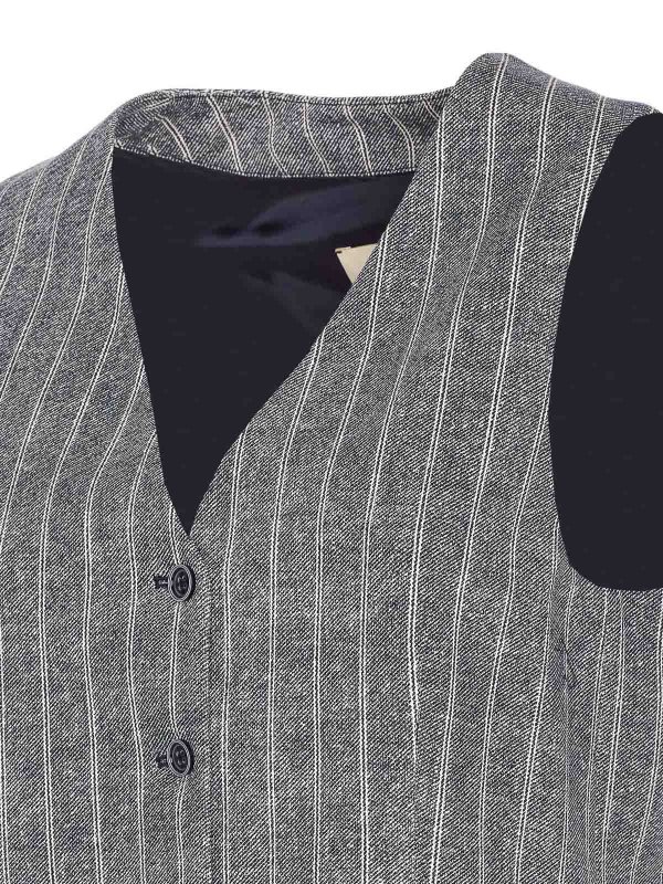 CIRCOLO 1901: vests online - Striped Vest