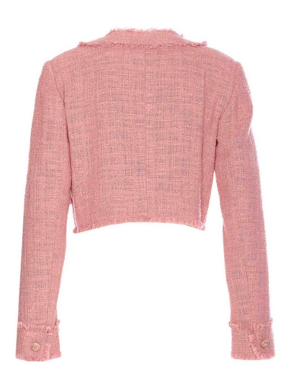 DOLCE & GABBANA: giacche casual online - Una giacca tweed a corto rosa