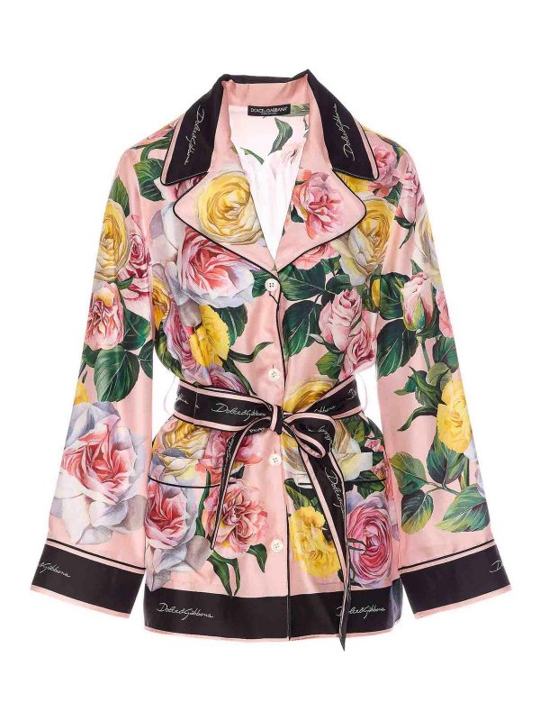 DOLCE & GABBANA: camicie - Camicia floreale