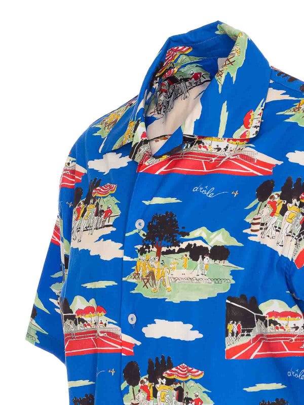 The Best Shops DRÔLE DE MONSIEUR: Camisas - Camisa - Azul