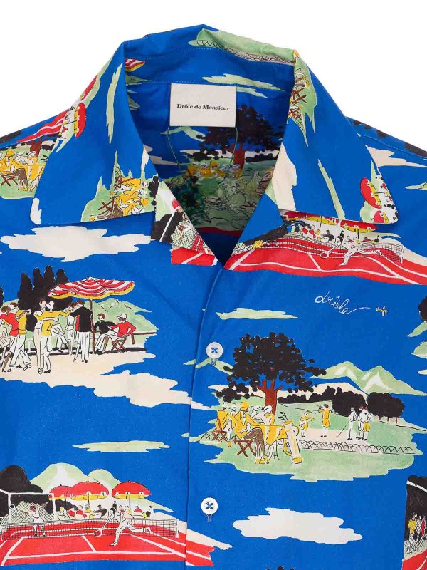 Camisa - Azul shop online: DRÔLE DE MONSIEUR