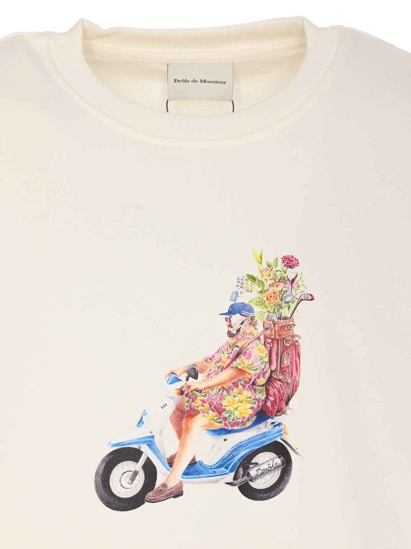 スウェットシャツ/セーター - 白 shop online: DRÔLE DE MONSIEUR