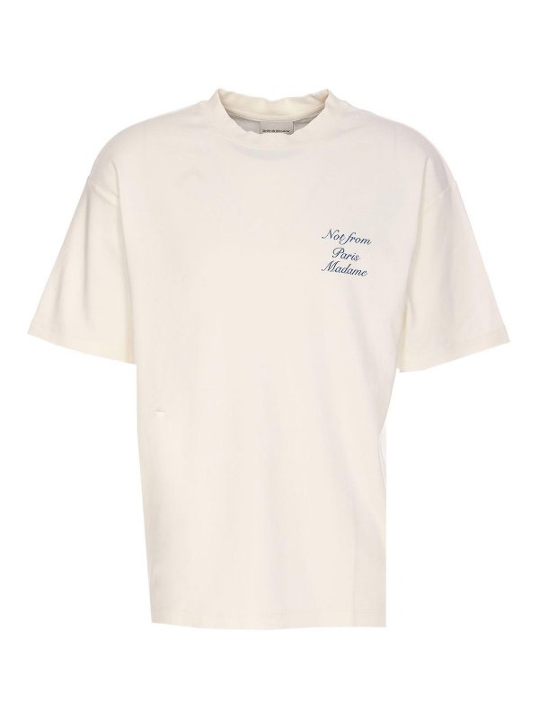 DRÔLE DE MONSIEUR: t-shirt - T-shirt corsiva slogan