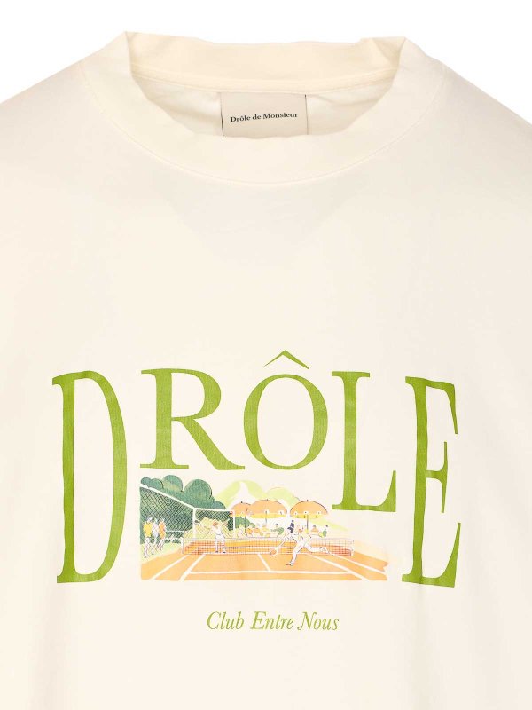 T-Shirt - Weiß shop online: DRÔLE DE MONSIEUR