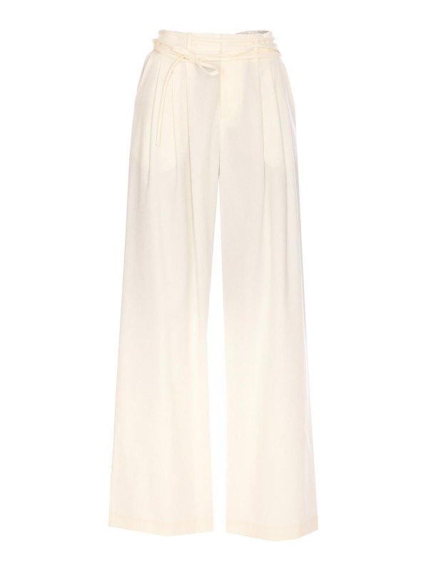 ELEH: casual trousers - White Pants