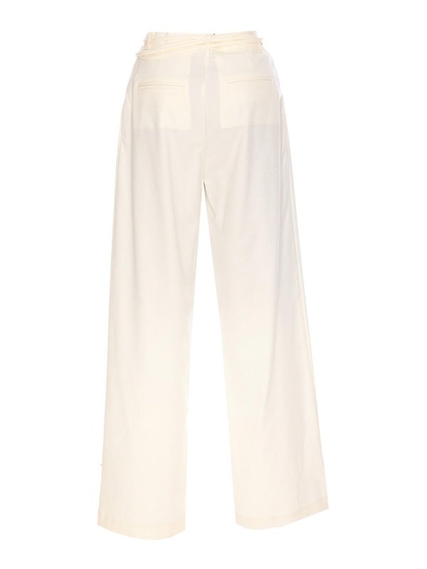 ELEH: casual trousers online - White Pants