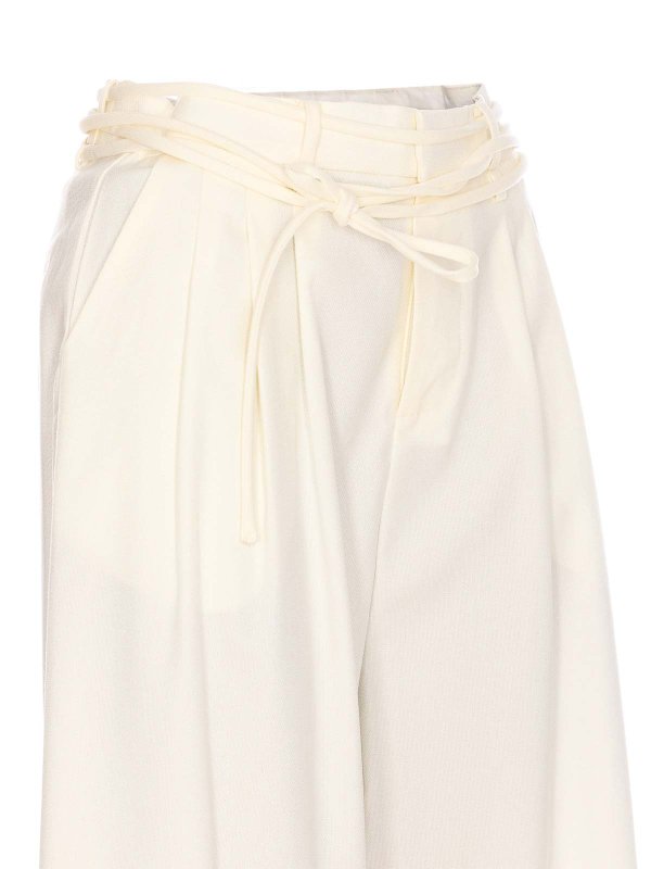 The Best Shops ELEH: casual trousers - White Pants